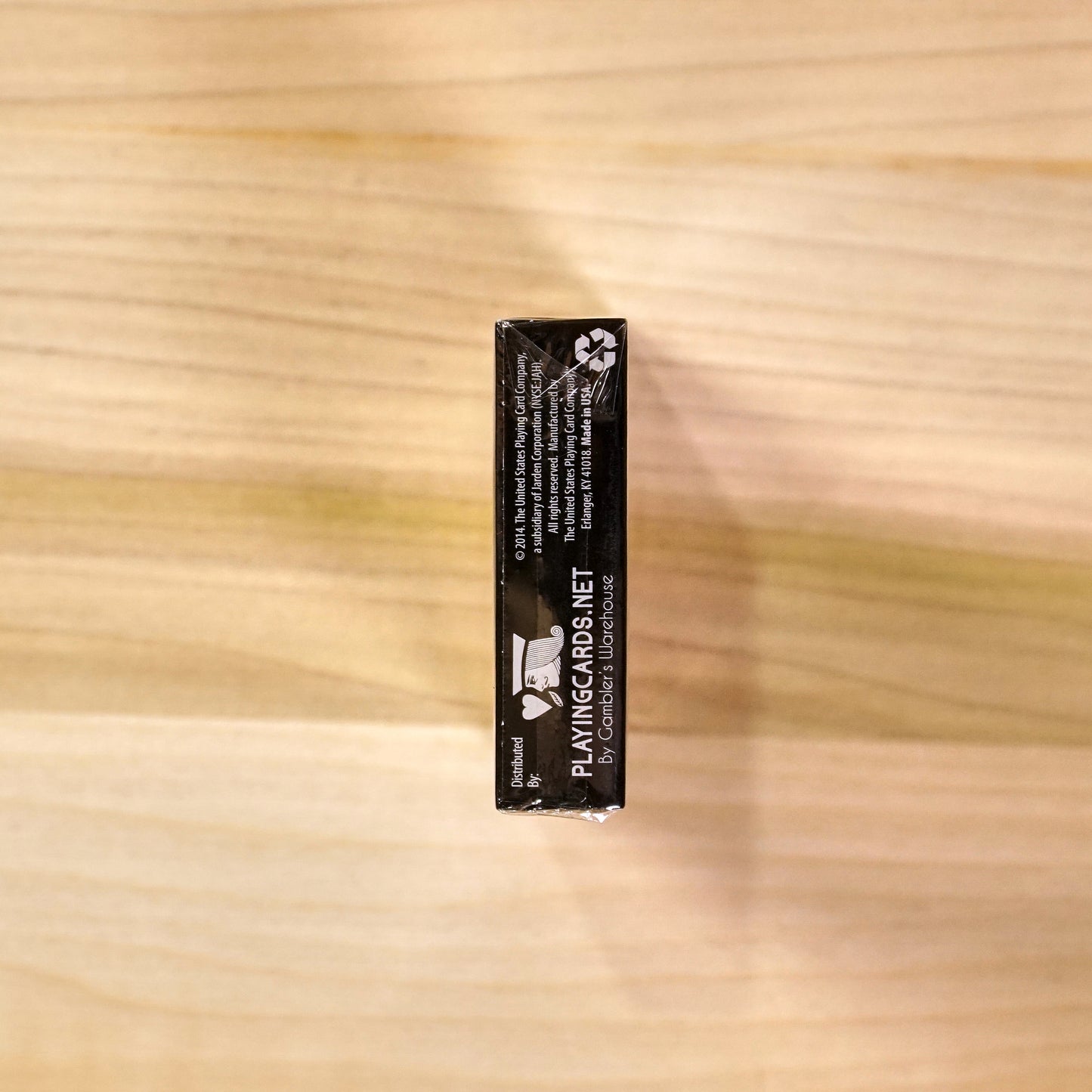 Bicycle Skull Metallic Silver Playing Cards