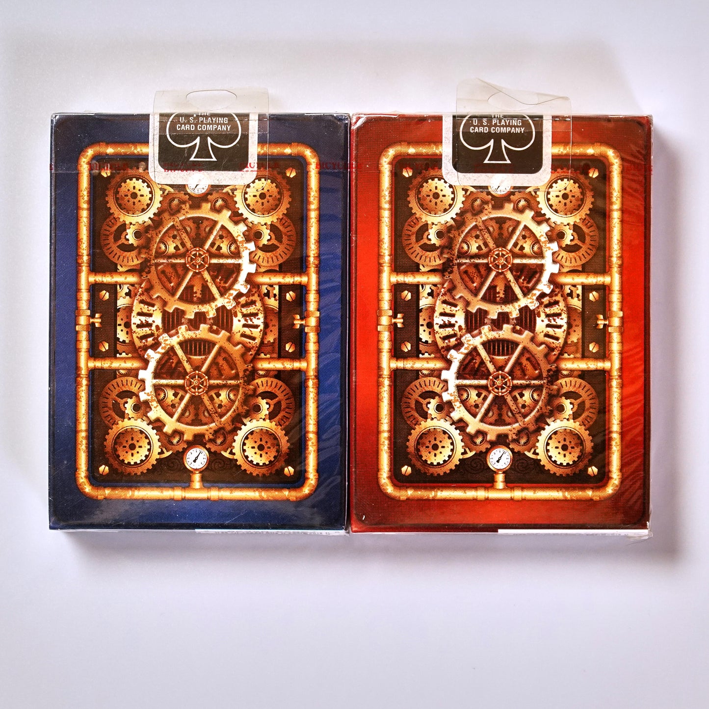 Bicycle Blue and Red Steampunk Playing Cards Set