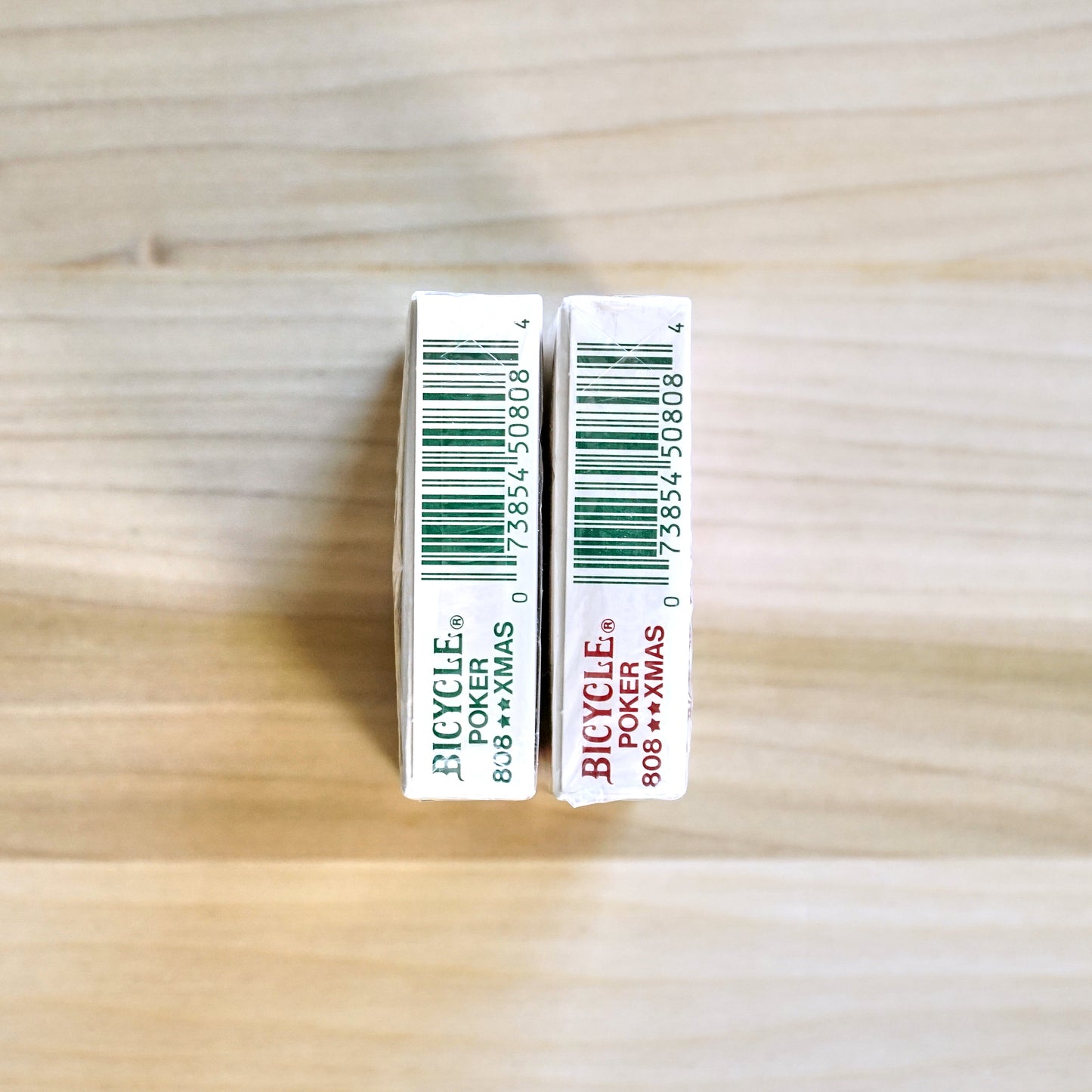 Bicycle Holiday Back Playing Cards - Red Seal