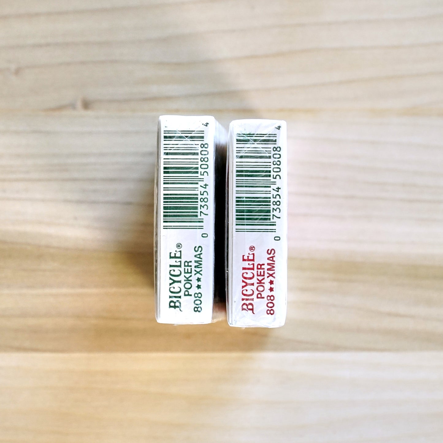 Bicycle Santa Back Playing Cards - 2 deck set - Red Seal