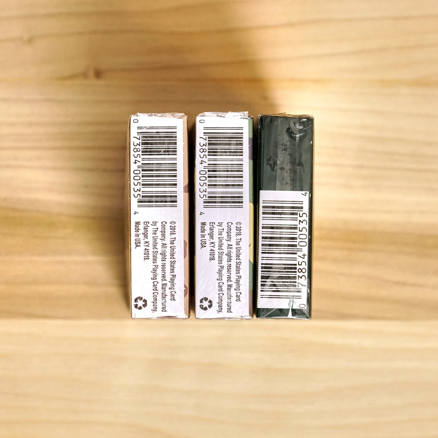 Bicycle Tactical Field Playing Cards - Set of 3 V1 Blue Seal and V2 Black Seal