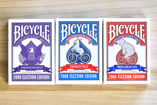 Bicycle 2008 Election Edition Playing Cards - 3 Deck Set - Blue Seal