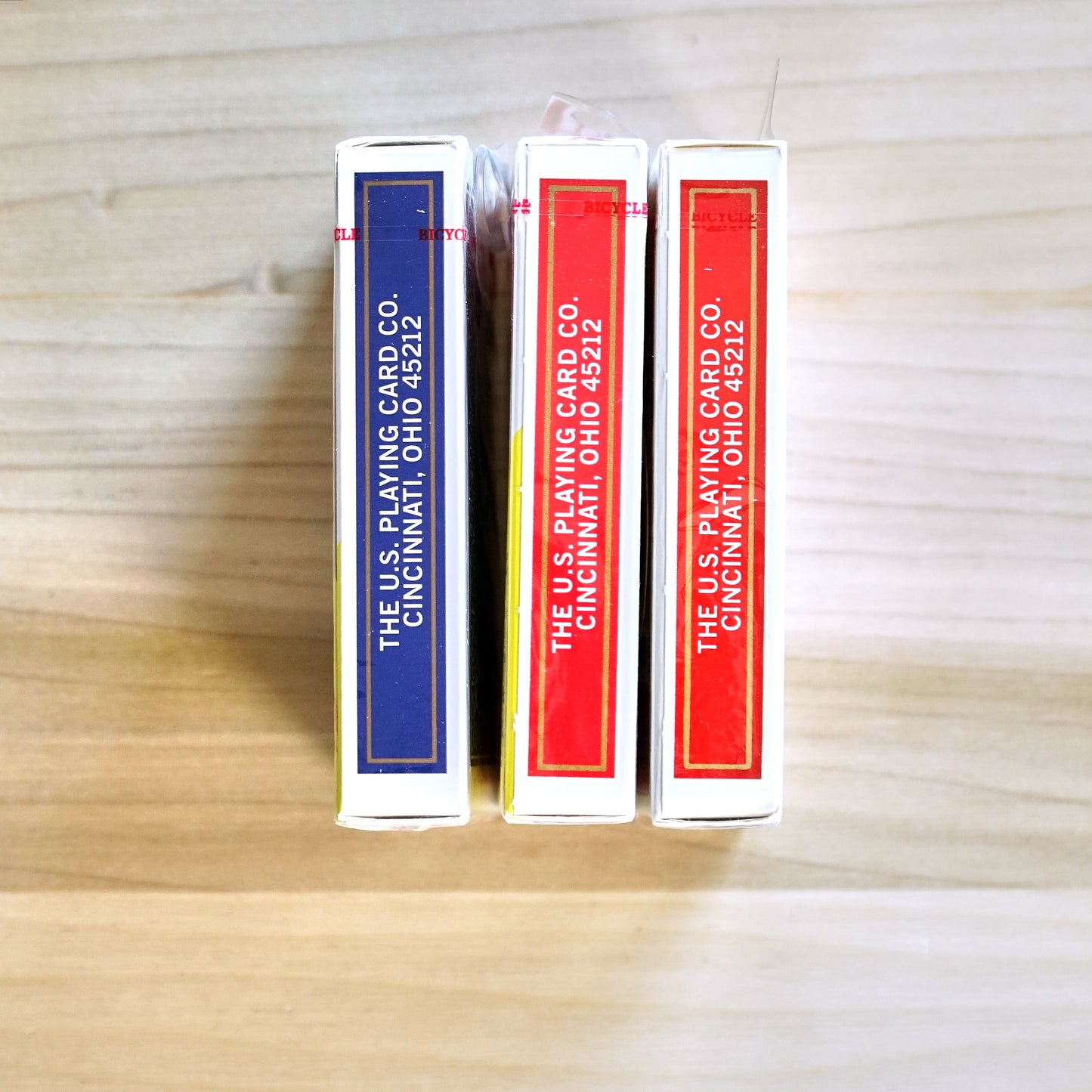 Bicycle Playing Cards - 3 Deck Advertisement Set - Blue Seal - Ohio