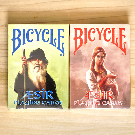 Bicycle Aesir Playing Cards - 2 Deck Set Viking Gods