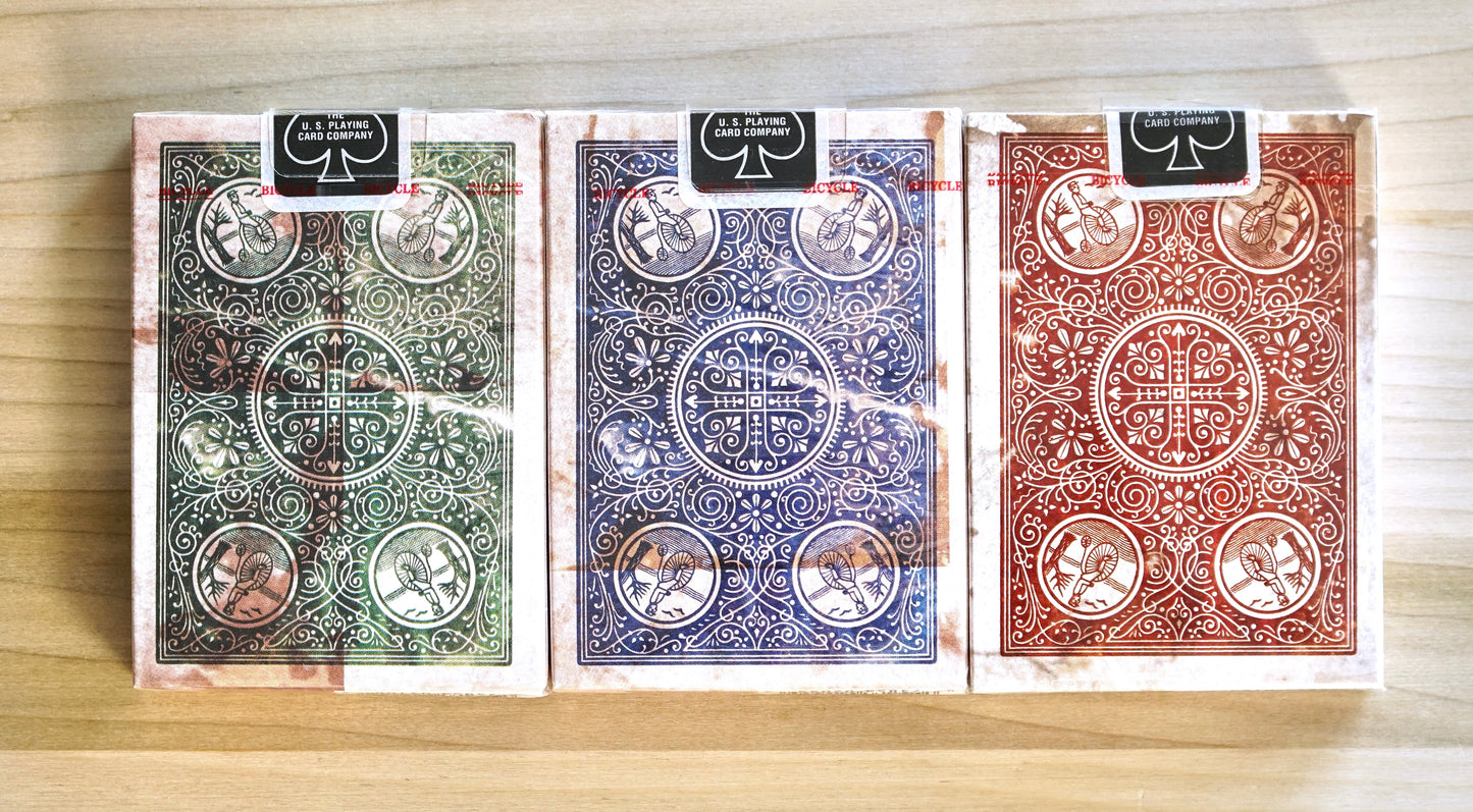 Bicycle Expert Back Playing Cards - 3 deck set