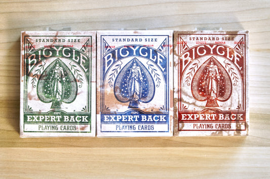 Bicycle Expert Back Playing Cards - 3 deck set