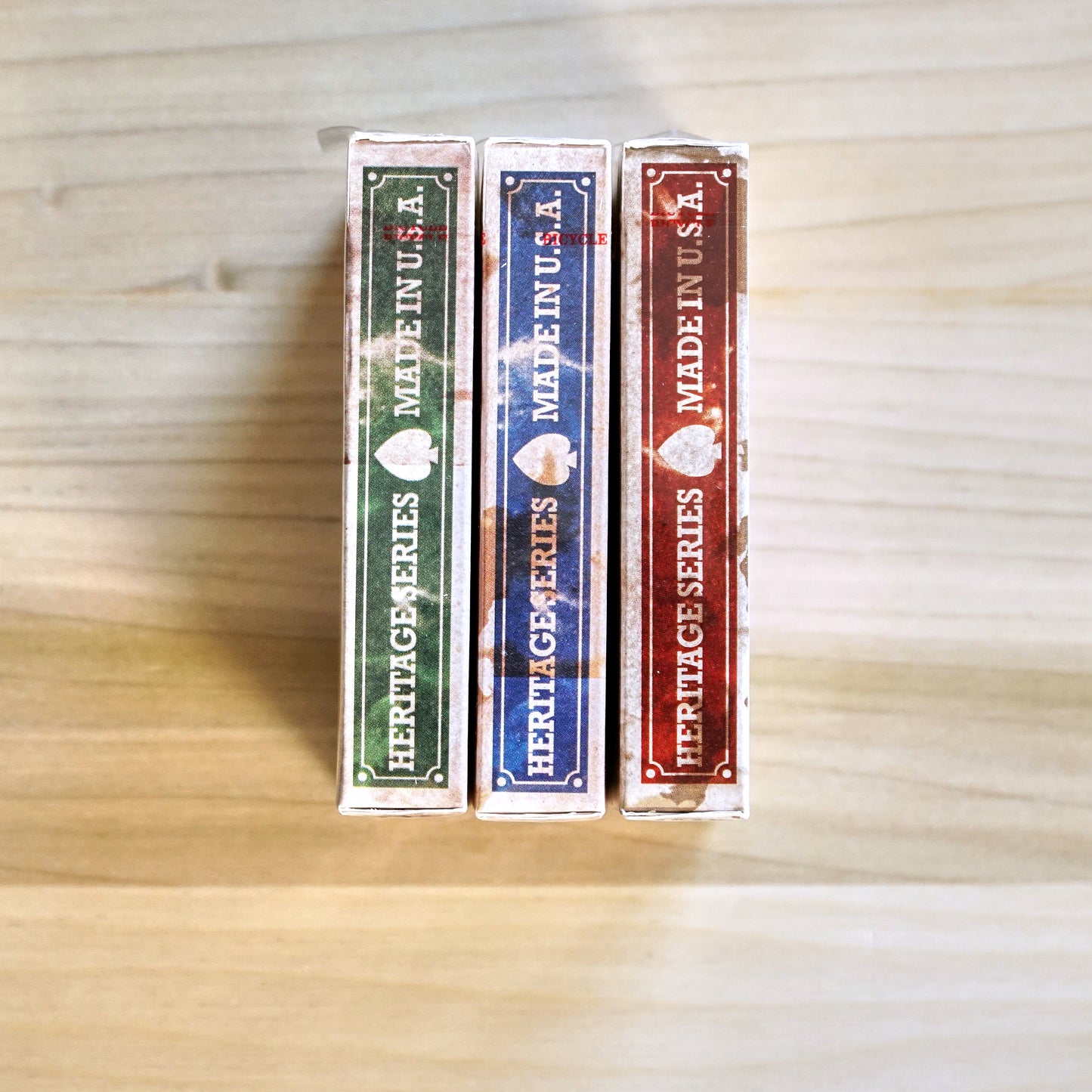 Bicycle Expert Back Playing Cards - 3 deck set