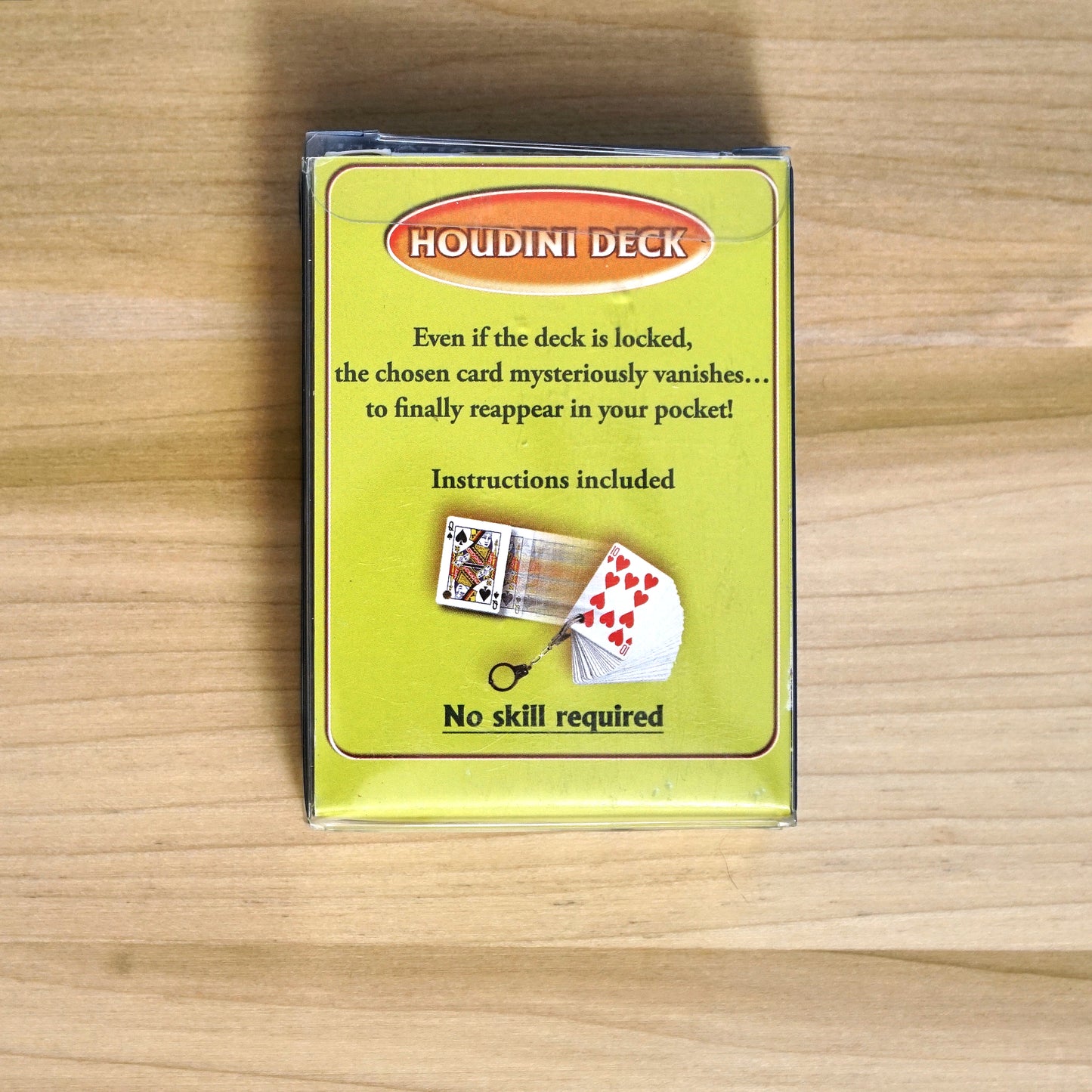 Bicycle Houdini Deck Playing Cards - Handcuffs
