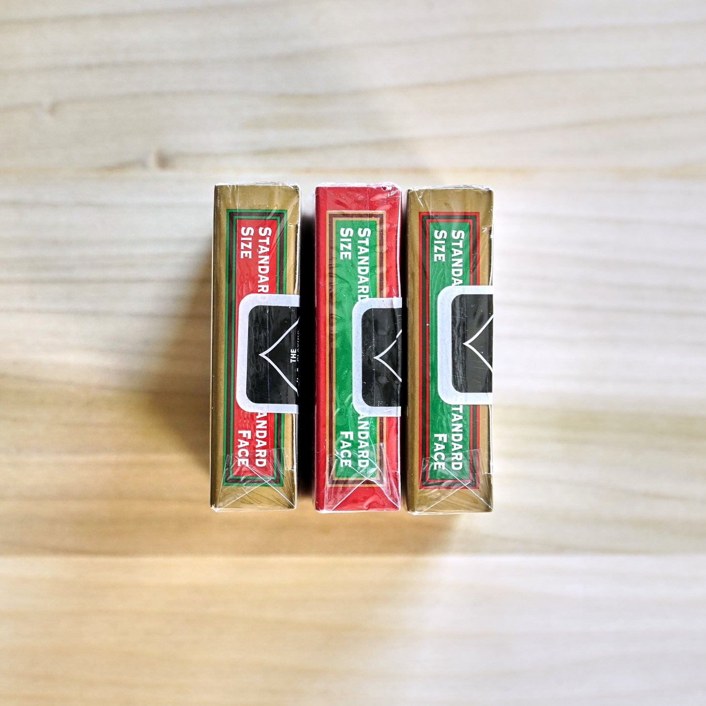 Bicycle Leaf Back Playing Cards - 3 Deck Set