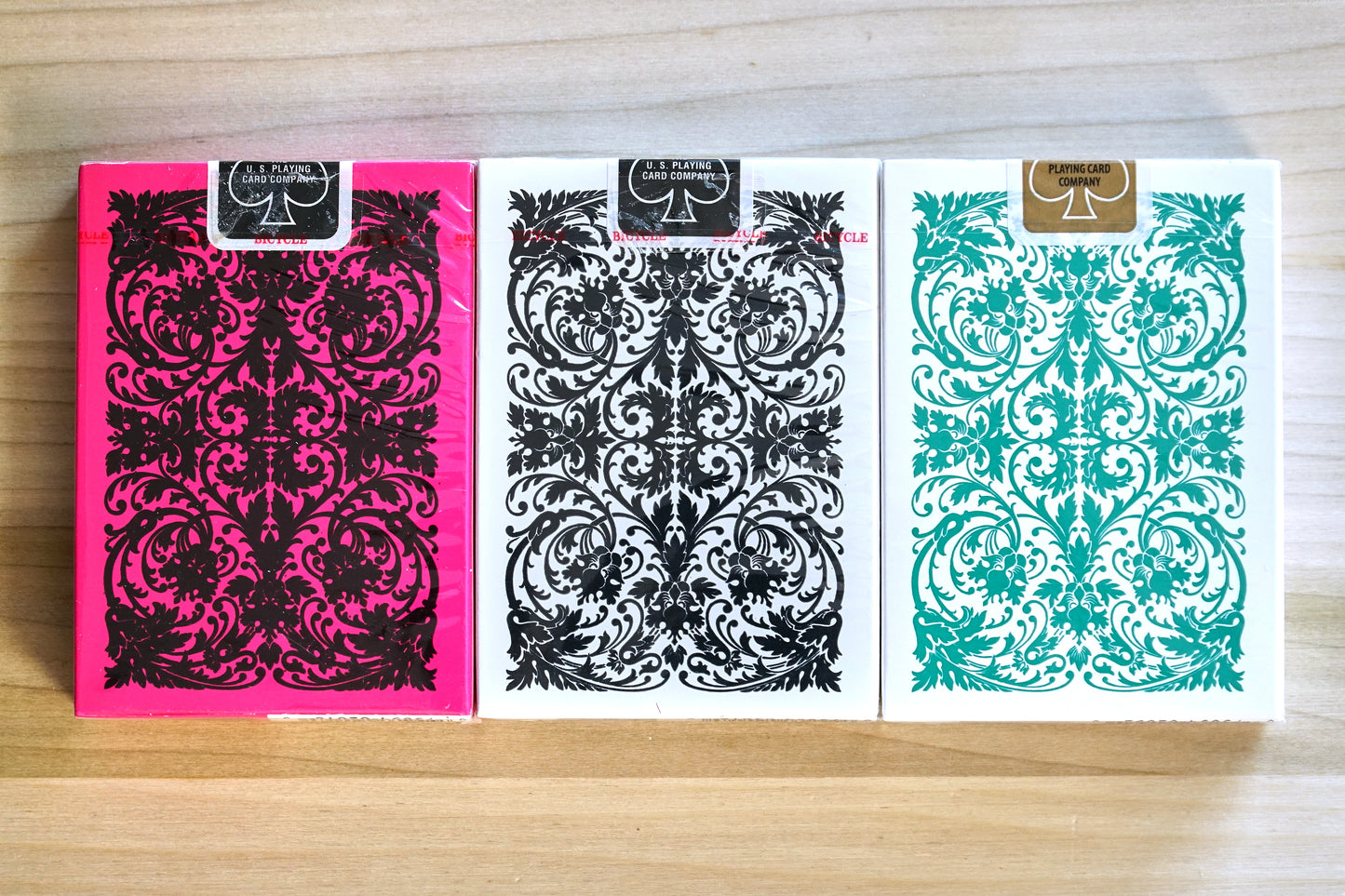 Bicycle Nautic Back Playing Cards - 3 Deck Set