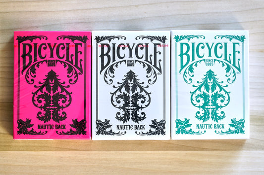 Bicycle Nautic Back Playing Cards - 3 Deck Set