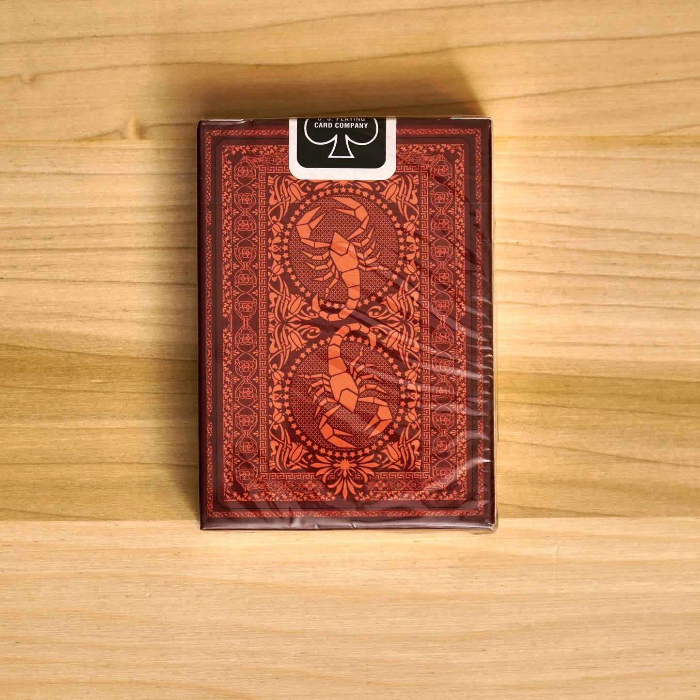 Bicycle Scorpion Playing Cards Red