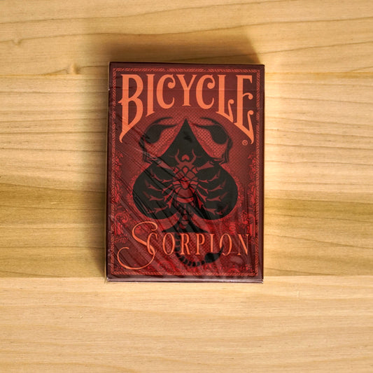 Bicycle Scorpion Playing Cards Red