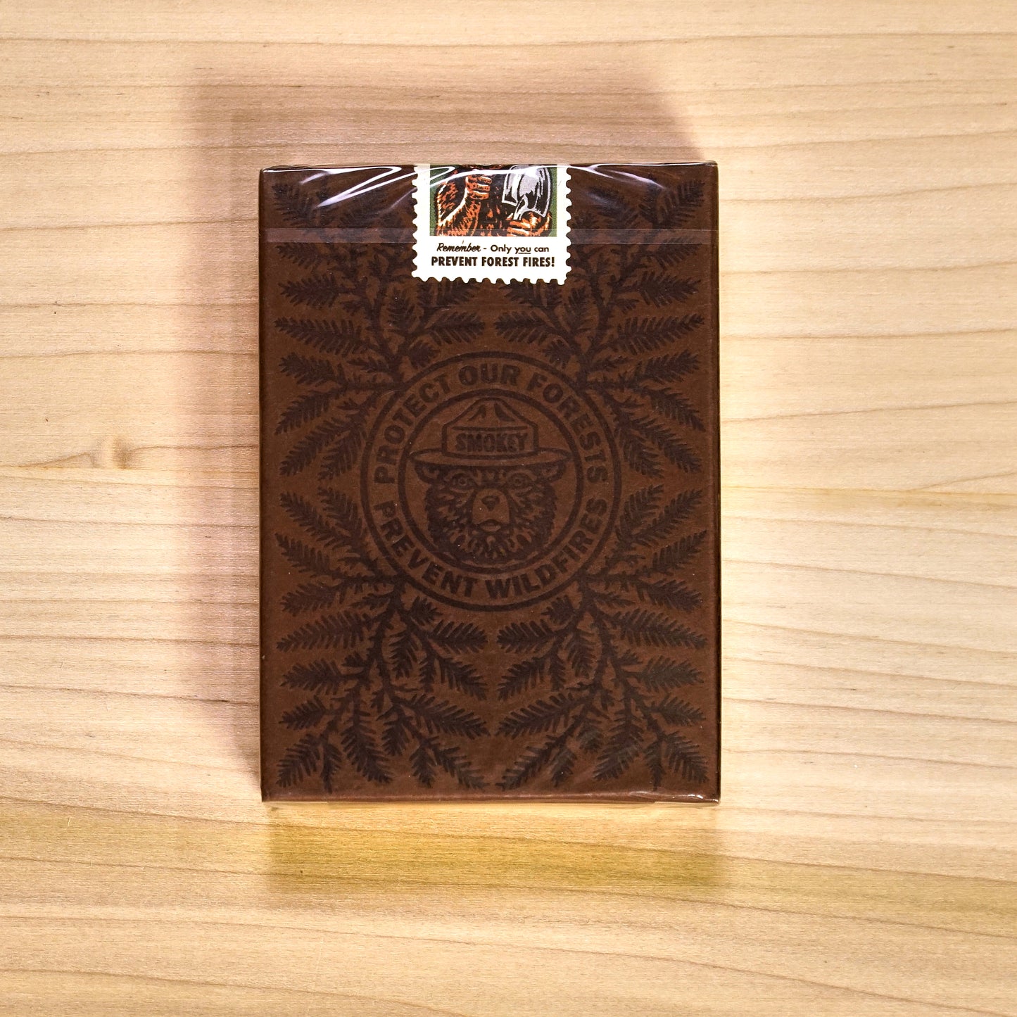 Smokey The Bear Playing Cards - Brown