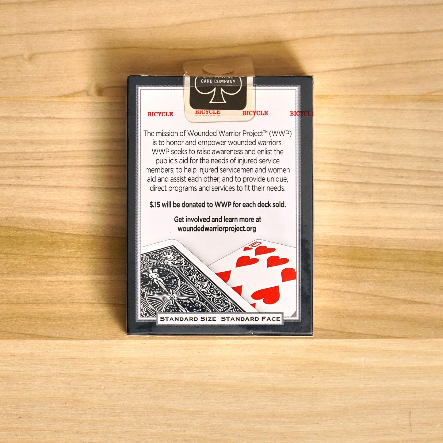 Bicycle Wounded Warrior Project Playing Cards